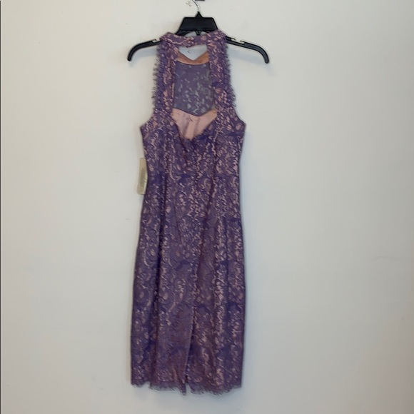 ELIZA J lavender Pink Floral Lace Halter Party NWT - Picture 7 of 8